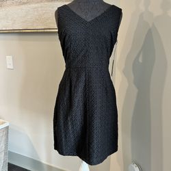 Black Eyelet Dress Size Medium