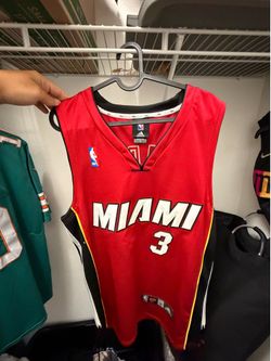 Adidas Miami Heat Dwyane Wade #3 Jersey Size 40