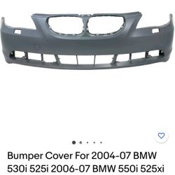 Brand New - BMW 5 Series Replacement Bumper Cover + EXTRAS
