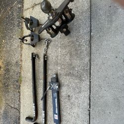 Travel, trailer, weight distribution hitch