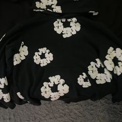 2021 Denim Tear Hoodie In Good Condition Price May Be Negotiable 