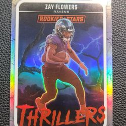 Zay Flowers Rookies & Stars Thrillers Baltimore Ravens