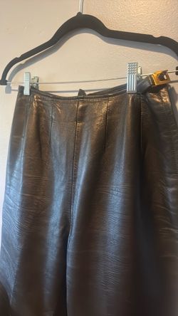 Vintage Black (real) Leather Pants