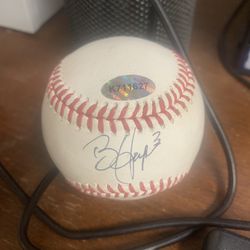 Bryce Harper #3 Autographed OML Baseball