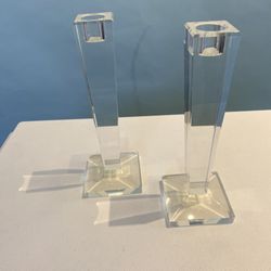 Glass Candle Holders