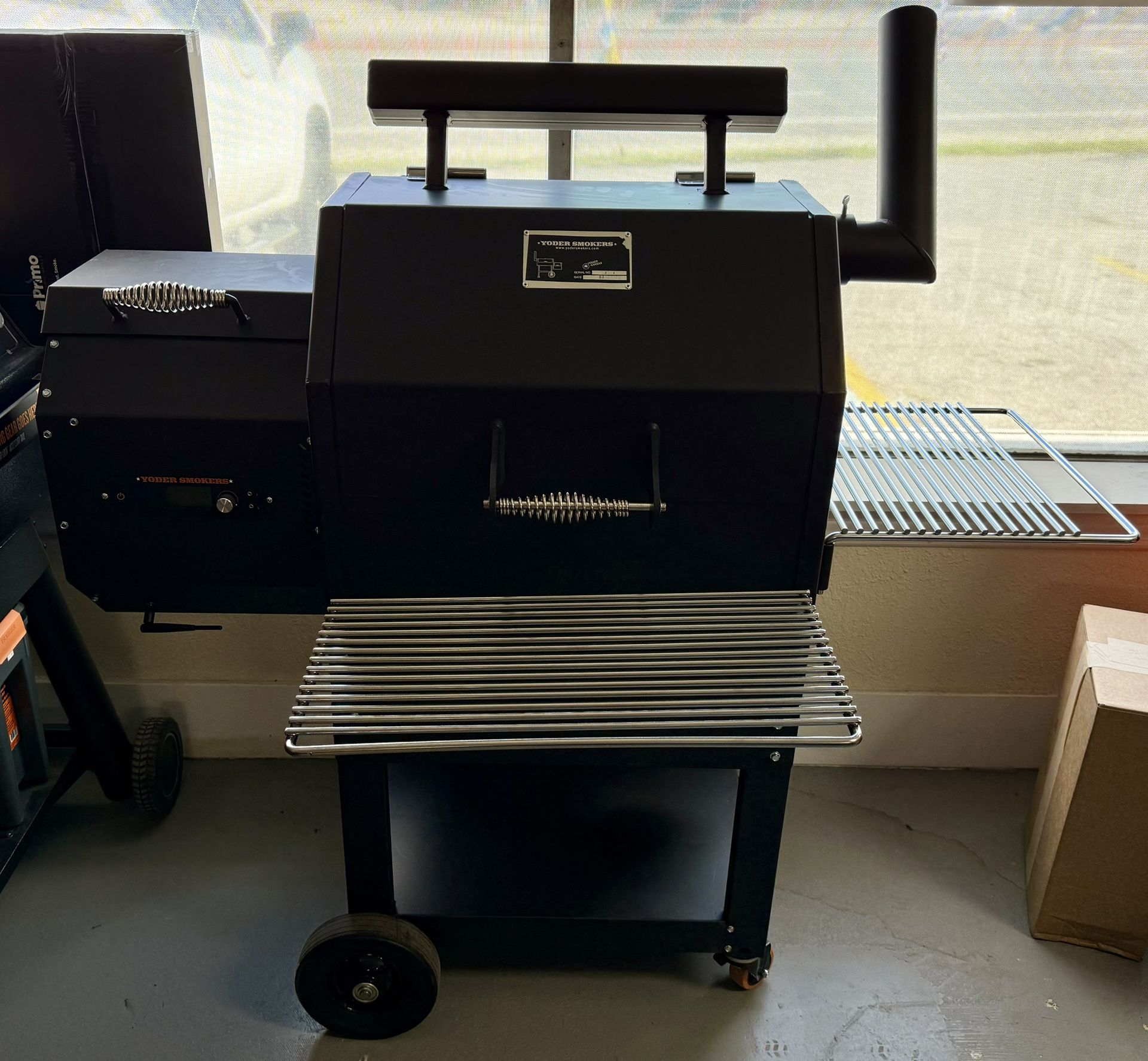 Brand New Yoder YS480S Standard Cart W/ Wire Shelves
