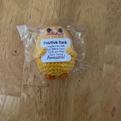 Small Crochet Positive Duck