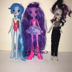 My Little Pony Girl Dolls ( Set Of 3 )