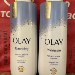 Olay body wash - renewing with retinol serum