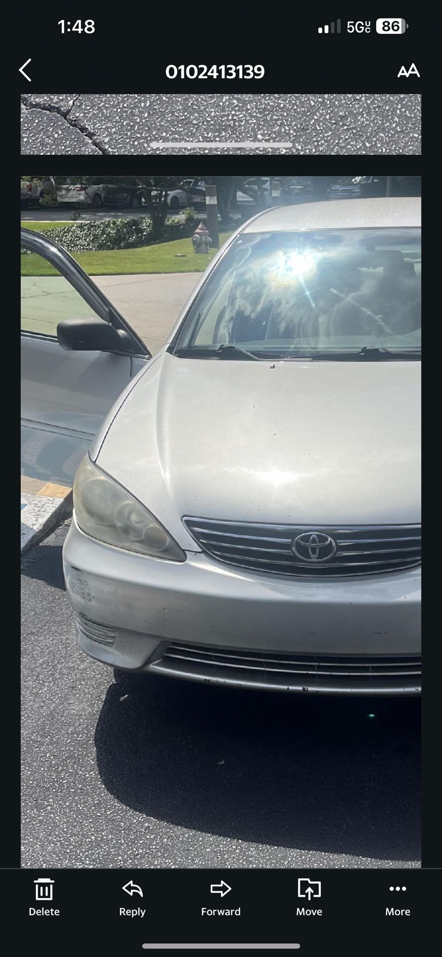 05 Toyota Camry For Salenull