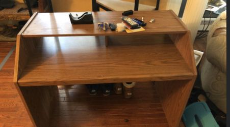 Wood desk