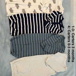 0-3 Months Baby Boy Clothes- $1, $2, & $3