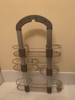 Shower hanging bath rack