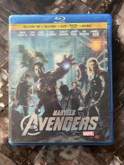 MARVELS AVENGERS - BLU-RAY DVD 2 DISC 