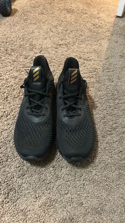 Adidas Alphabounce Black Gold Sneakers