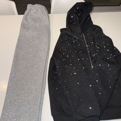 Rhinestone Sweatsuit