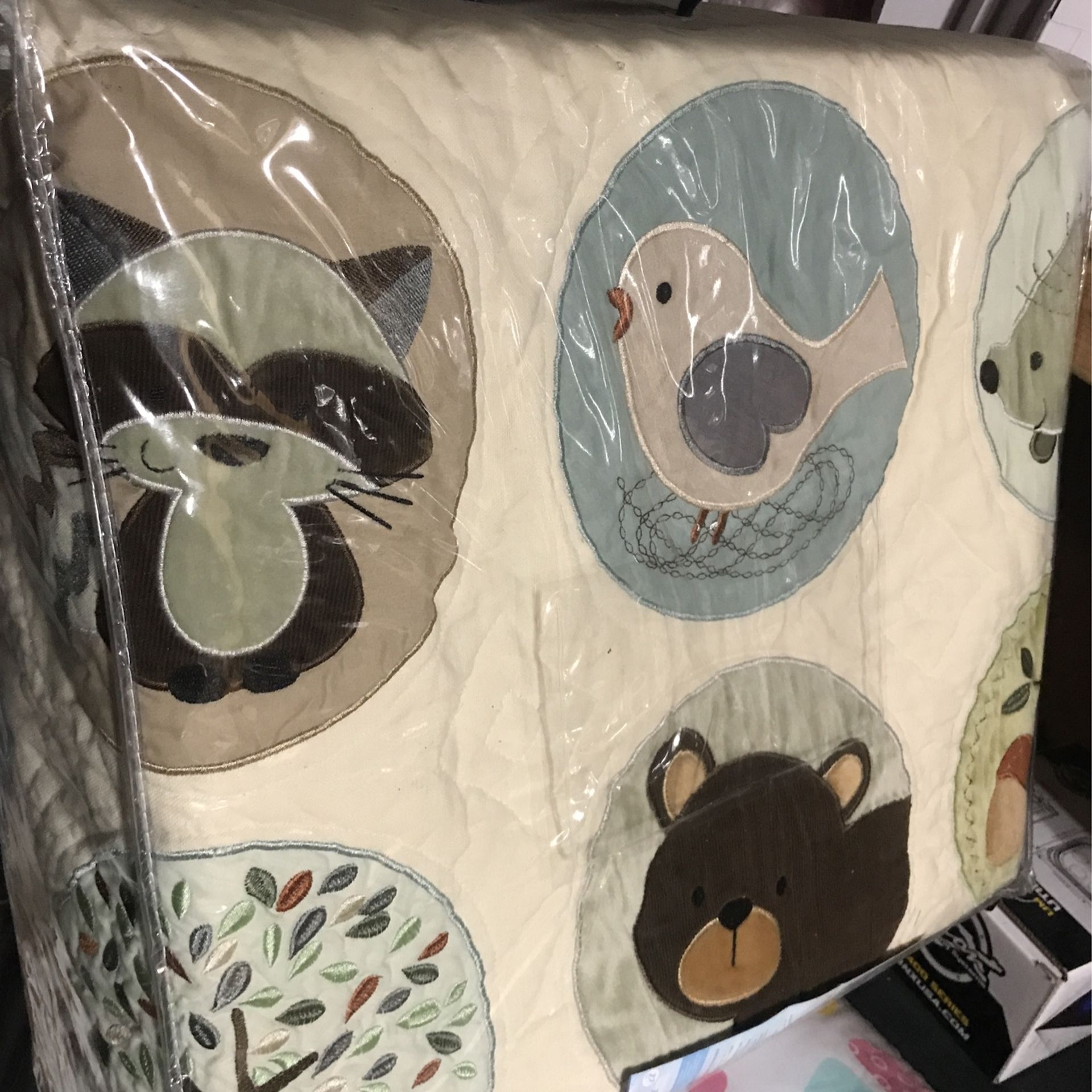 Carter's Forest Friends Baby Crib Bedding Set Brand New