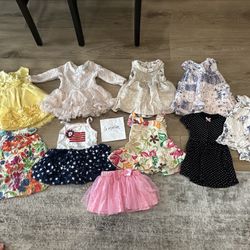 6 Month Baby Girl Dresses And One Tutu