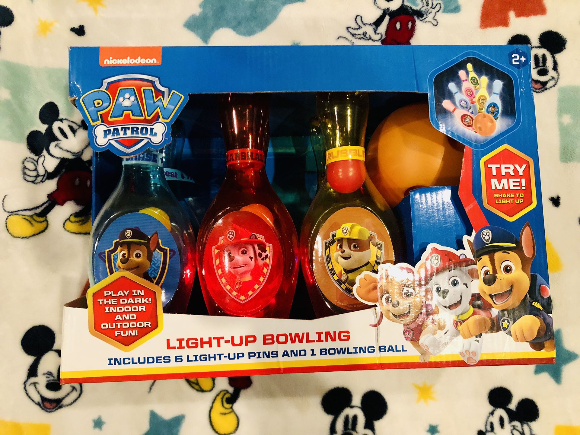 Paw Patrol Light Up Bowling Set