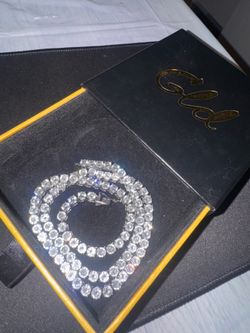 White Gold Tennis Chain