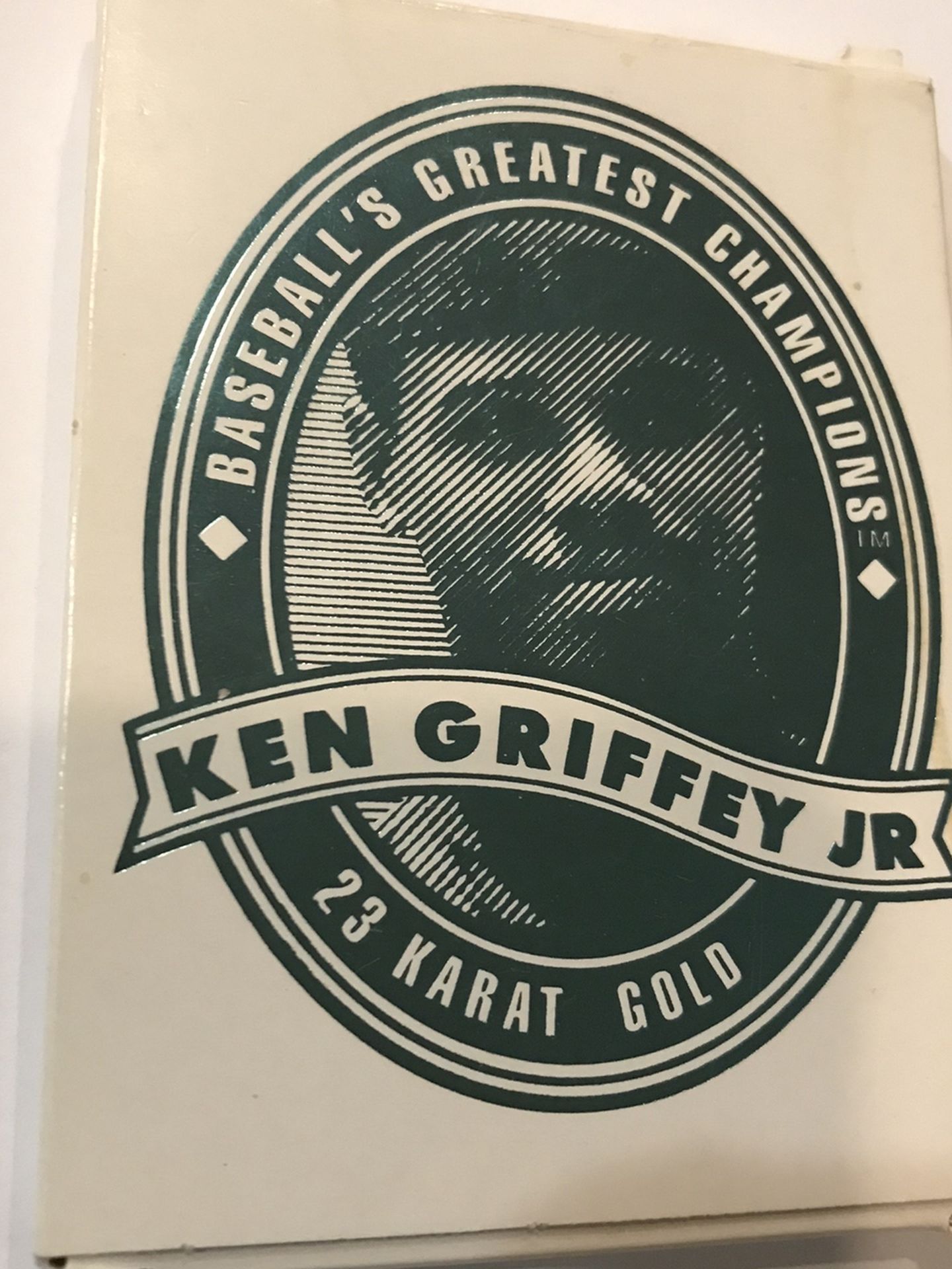 Ken Griffey Jr 23 Karat Gold Card