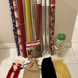 *$1 to $2.50* Christmas Gift Wrap | Giant Gift Bag | Wine Bottle Gift Bags & Box See ALL Pictures 