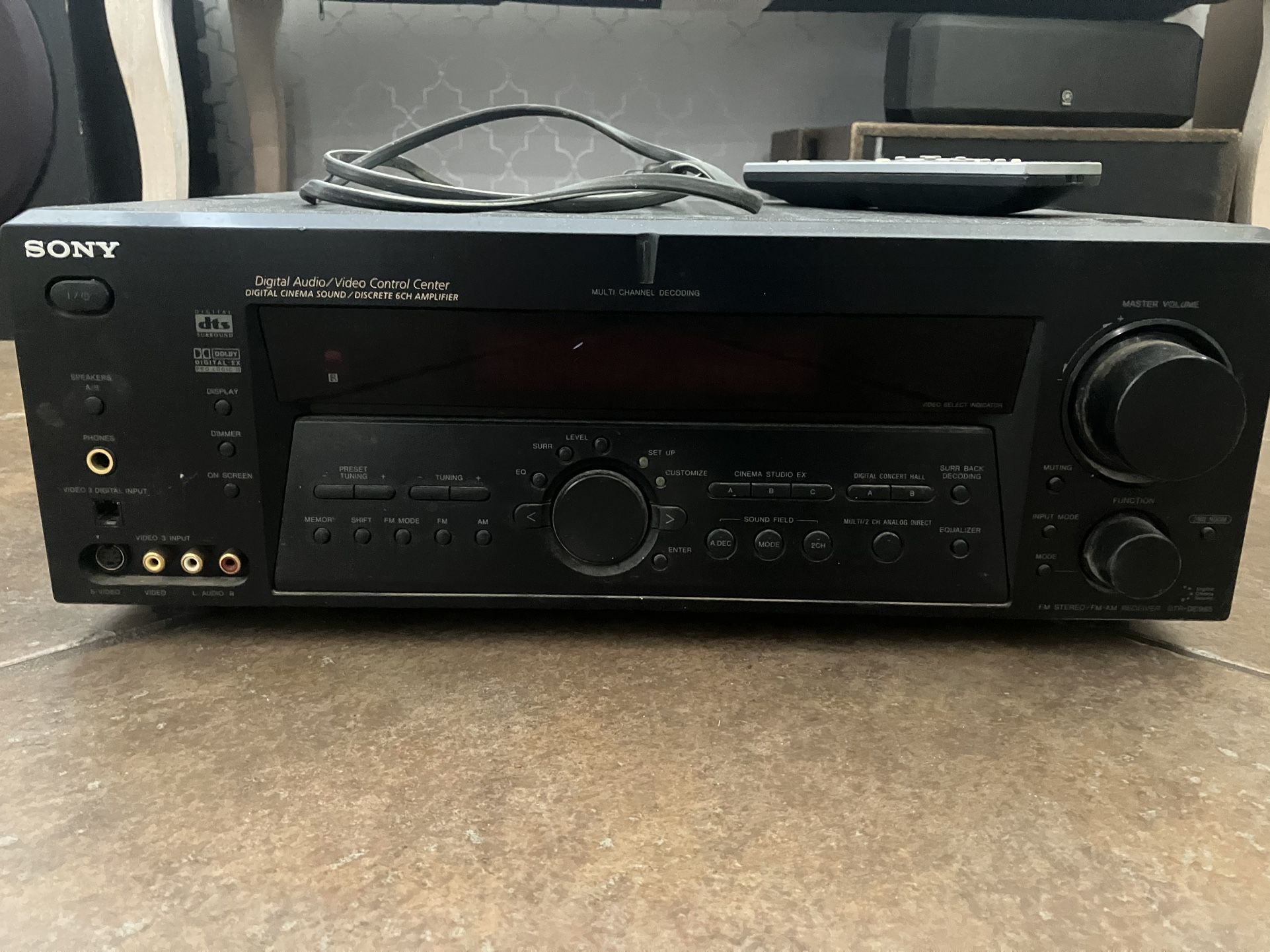 Sony Receiver And Speakers