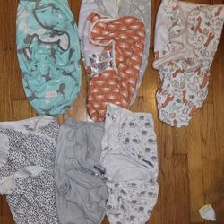 7 Newborn- 3/6mnth Swaddles