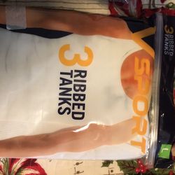 New V Sport Package Of 3 Large Ribbed Tanks Tshirts