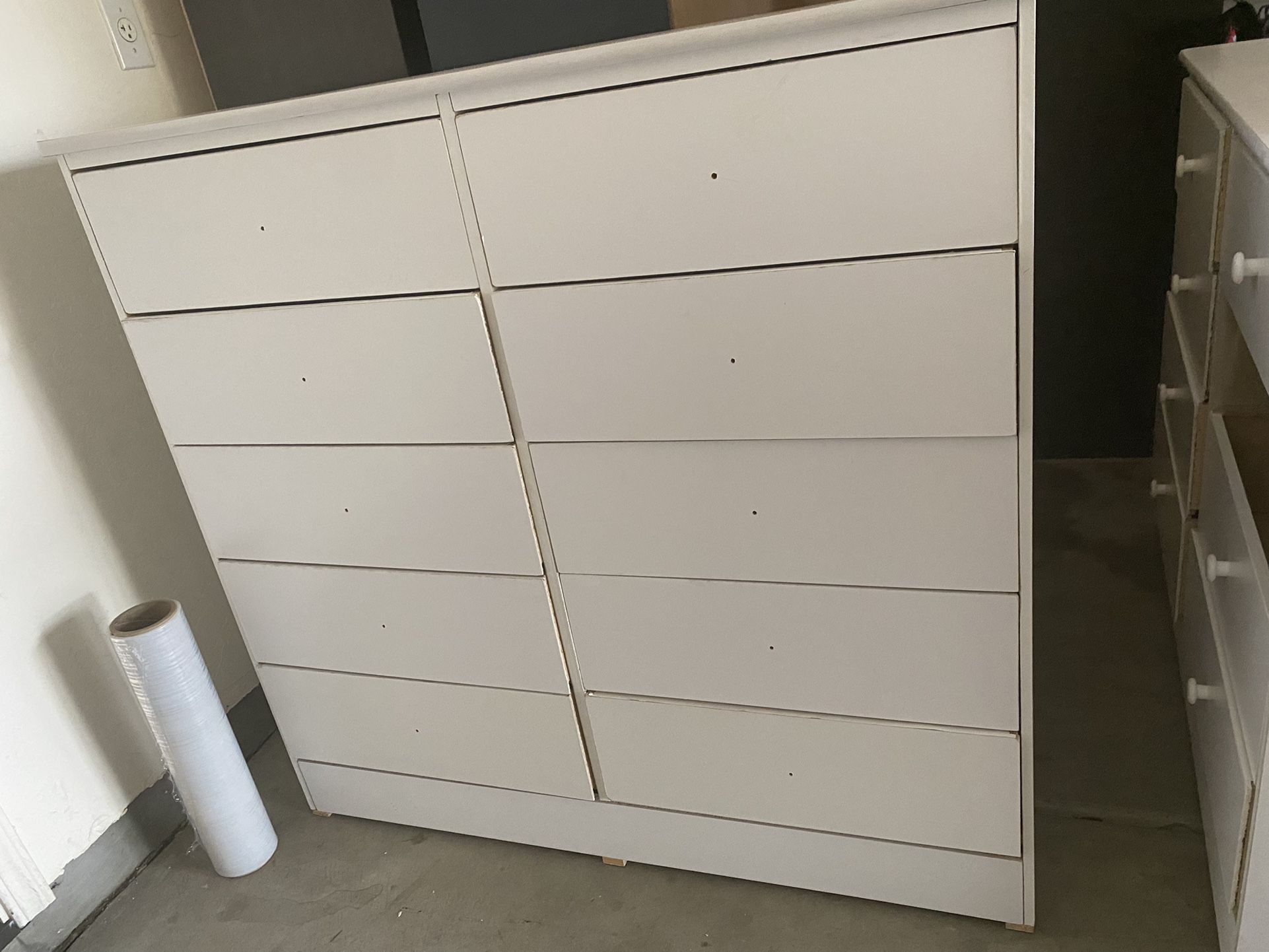 White 10pc Dresser 