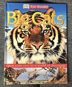 📕 DK Children’s Big Cats Harcover Book + Free Orca Book (brand new)