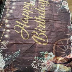 Huge Happy Birthday Banner 