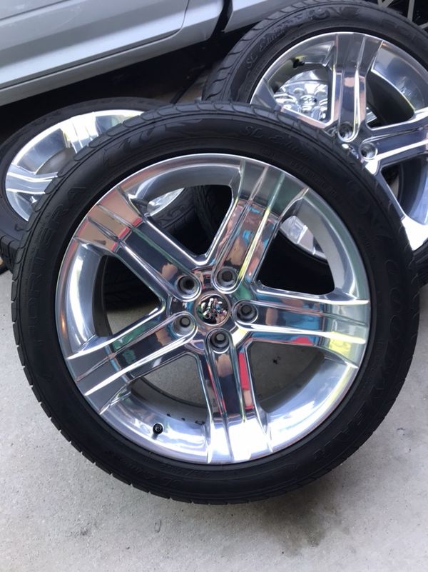 Dodge Ram 1500 RT OEM 22 INCH WHEELS AND TIRES RIMS 22S FACTORY