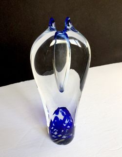 Jan Judek Skrdlovice Czech Modernist Art Glass Vase