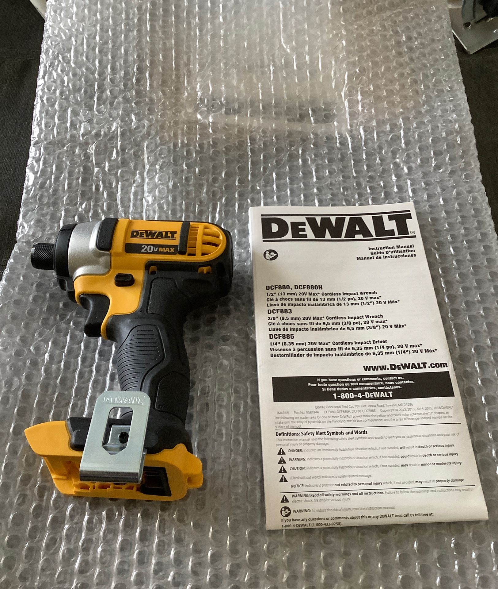 DeWalt Cordless Impact Wrench