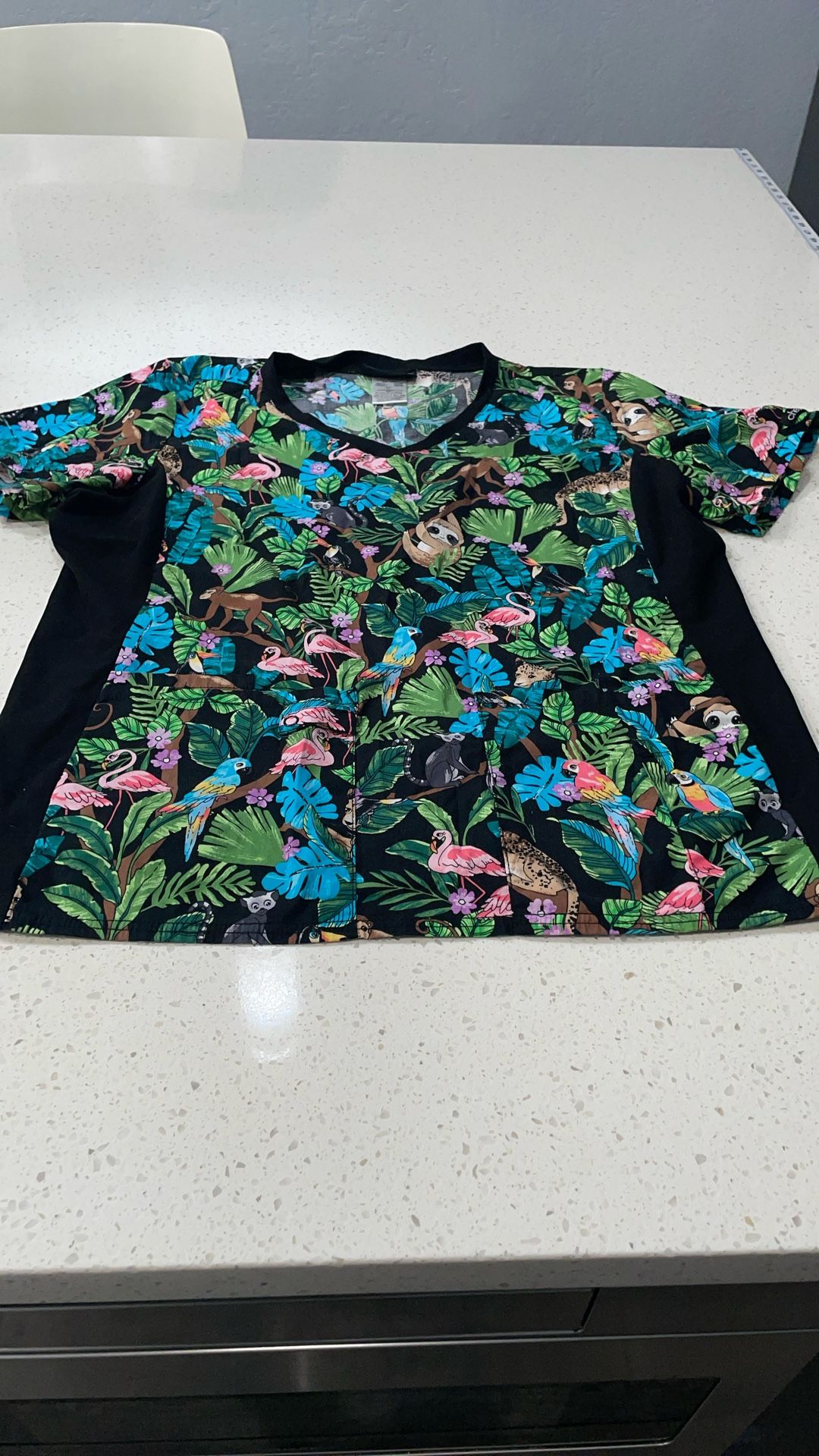 Scrub Top Lg.