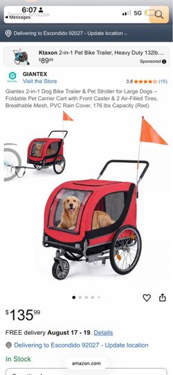 dog trailer