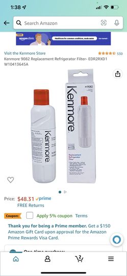 Kenmore Refrigerator Filter