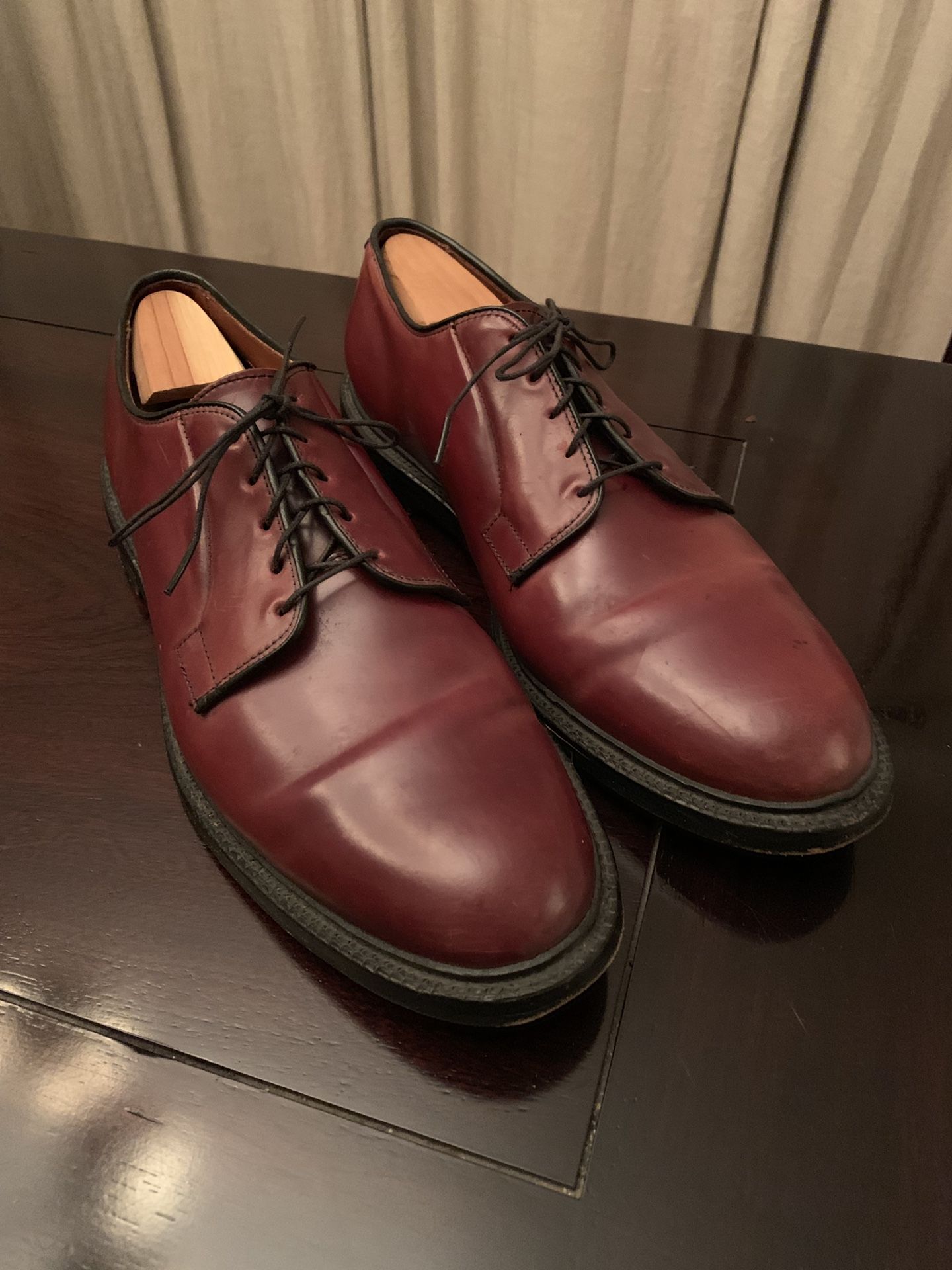 Allen Edmunds Leeds Shell Cordovan Derby Shoe Size 13