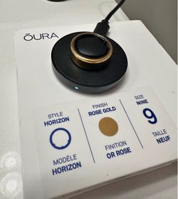 Oura ring Rose gold size 9