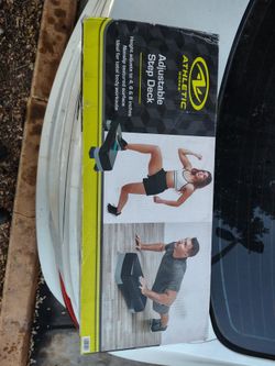 Athletic Works 3-Level Aerobic Step Deck , Adjustable to 4 inch-6 inch-8 inch Heights