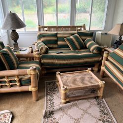 Bamboo Patio Set 