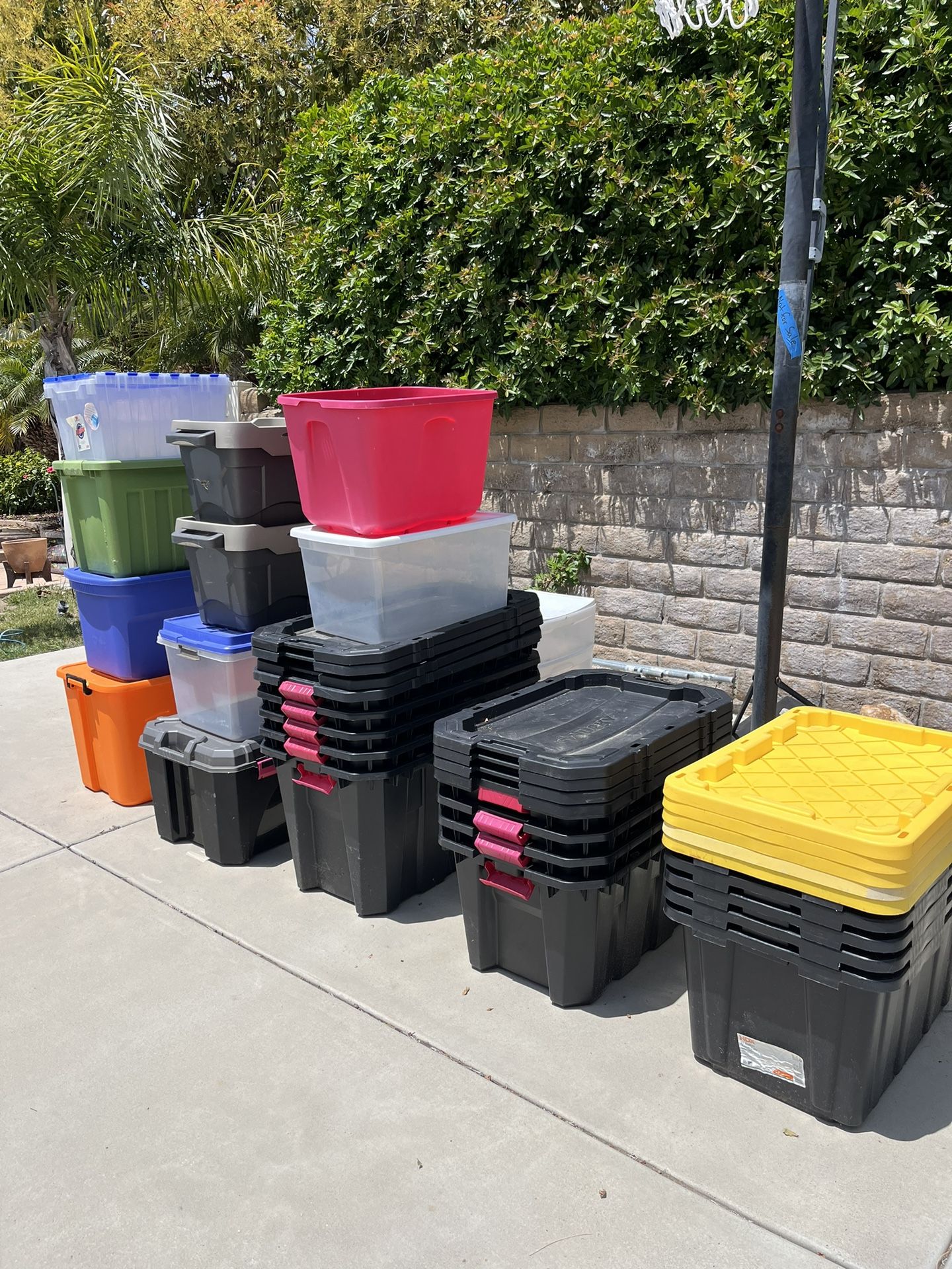 Large Plastic Storage BinS