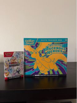 Pokémon Etb and booster bundle
