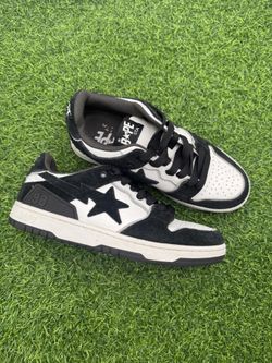 Bape Sk8sta Black Suede Size 7M