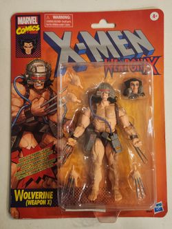 TARGET EXCLUSIVE. MARVEL LEGENDS.  X-MEN WEAPON X.  WOLVERINE (WEAPON X)  6 " ACTION FIGURE.