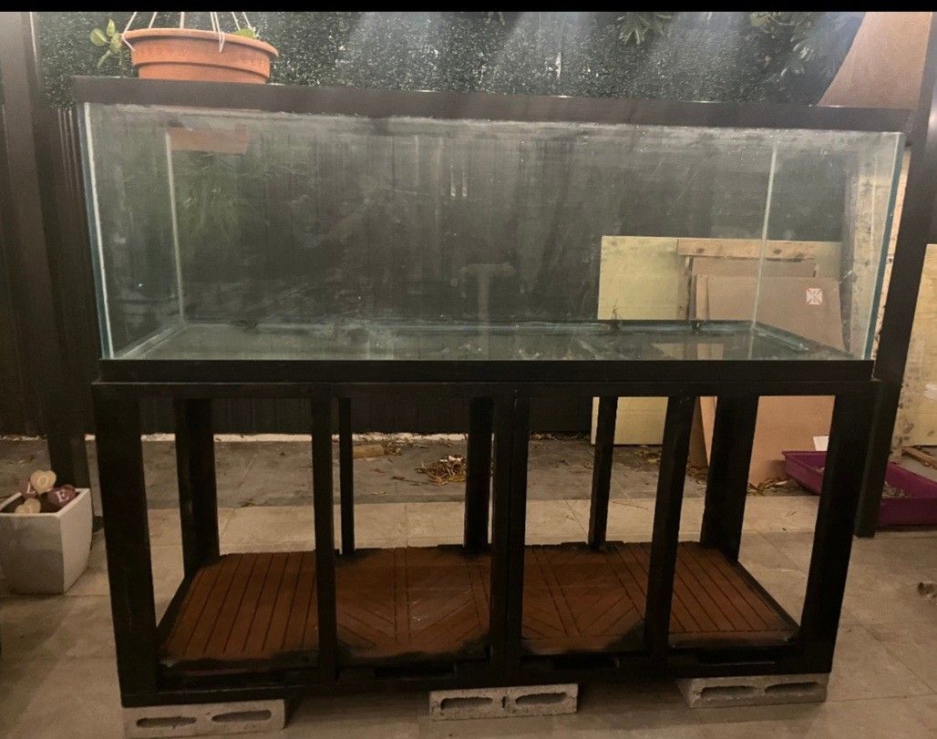 180 Gallon Fish Tank With Stand And Pump
