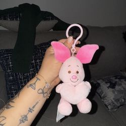 Miniso Piglet Plush Keychain 