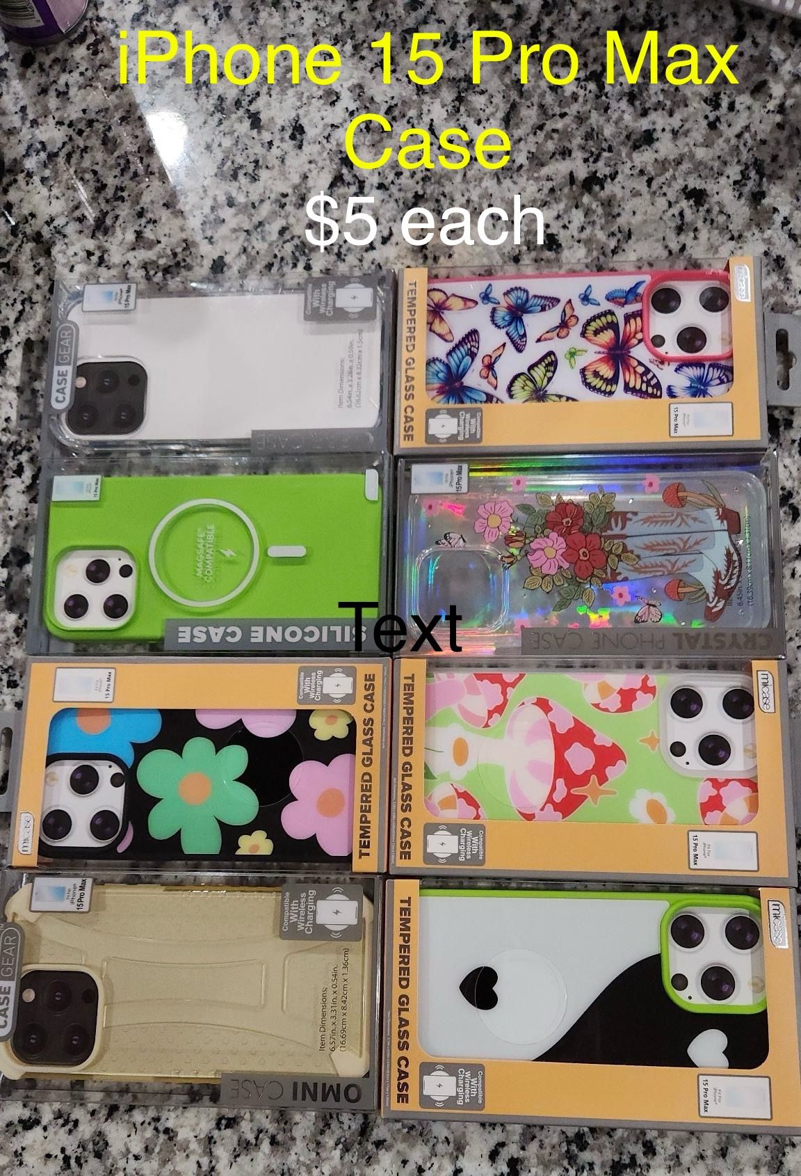 NEW iPhone 15 Pro Max Case, $5 each