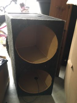 15" subwoofer box